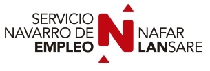 Logotipo del Servicio Navarro de Empleo - Nafa Lansare